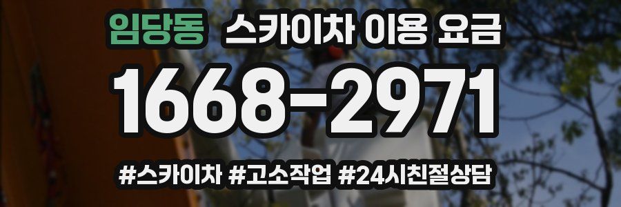 임당동 스카이차 이용 요금