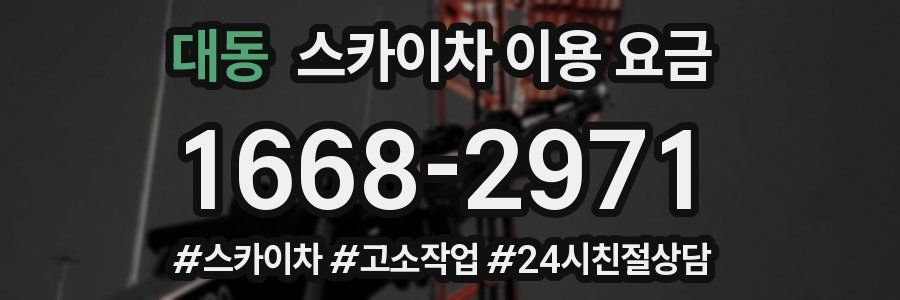 대동 스카이차 이용 요금