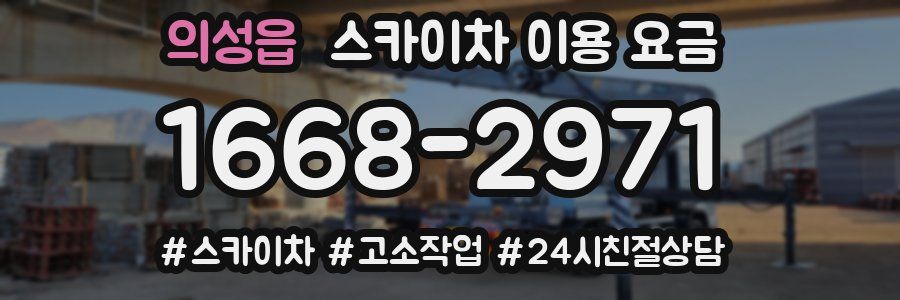 의성읍 스카이차 이용 요금