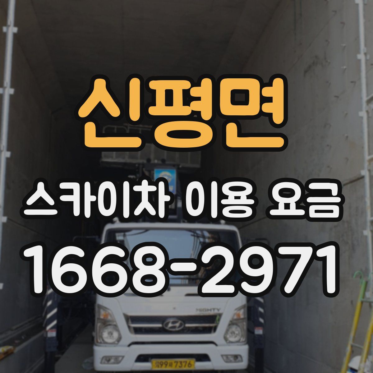 신평면 스카이차 이용 요금