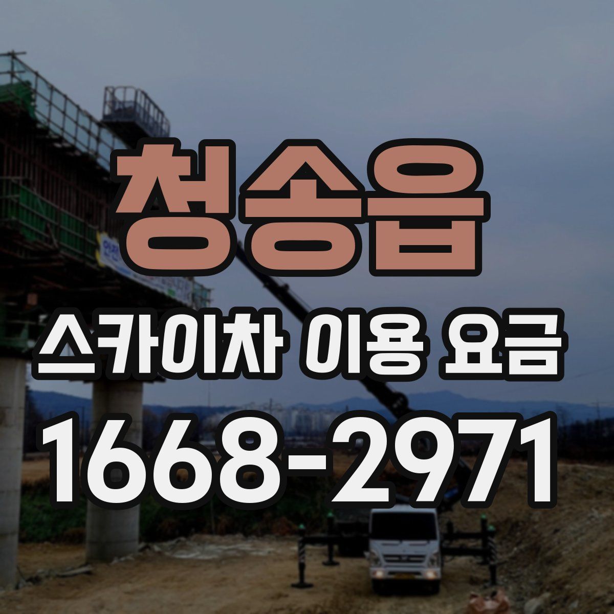 청송읍 스카이차 이용 요금