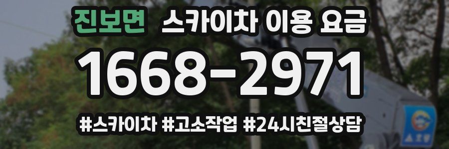 진보면 스카이차 이용 요금