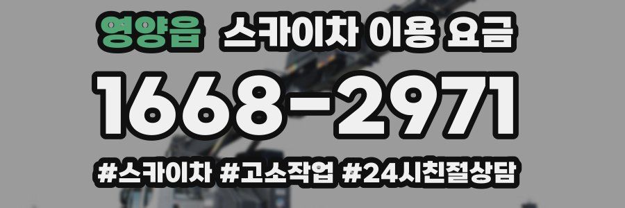 영양읍 스카이차 이용 요금