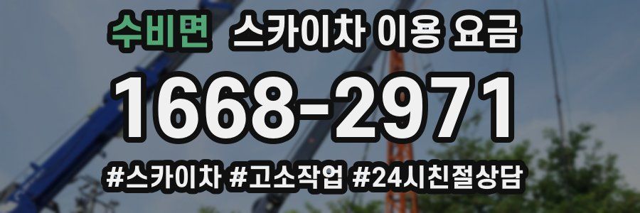 수비면 스카이차 이용 요금