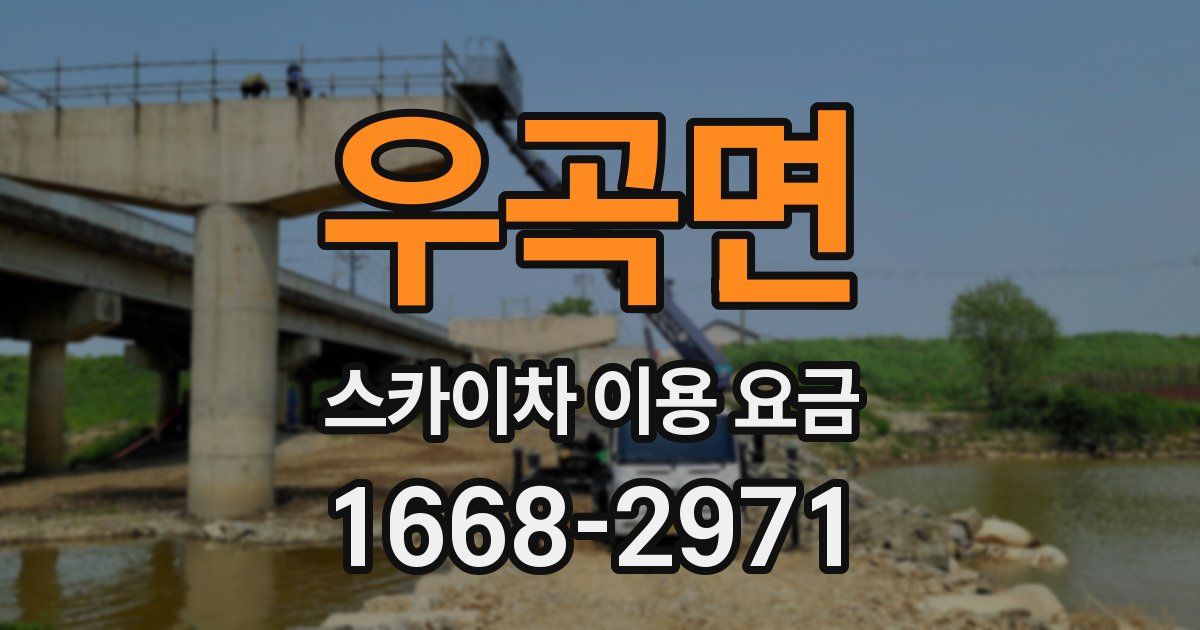 우곡면 스카이차 이용 요금