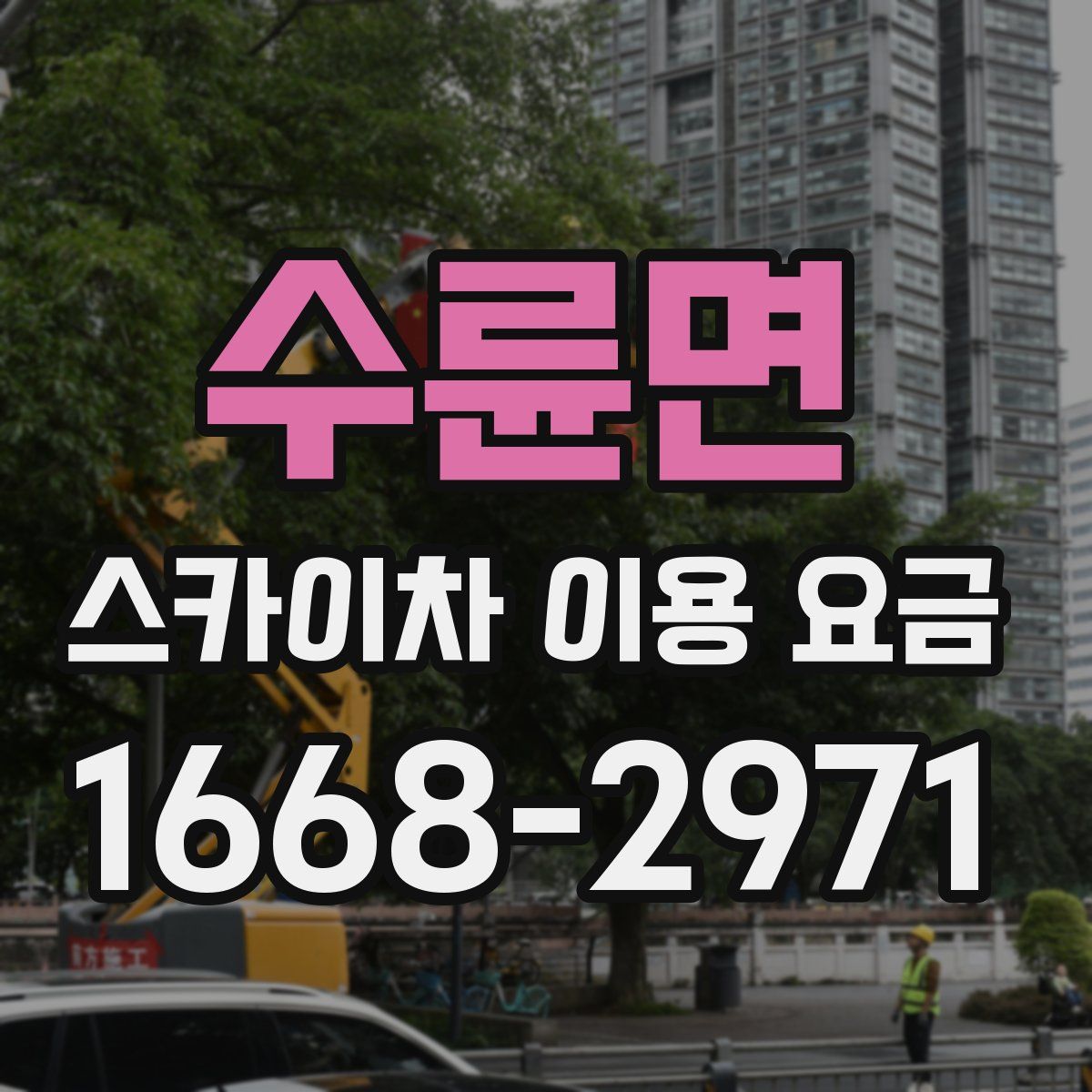 수륜면 스카이차 이용 요금