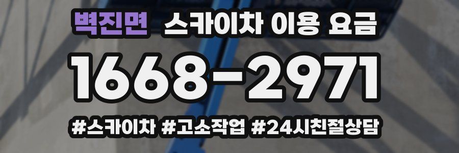 벽진면 스카이차 이용 요금