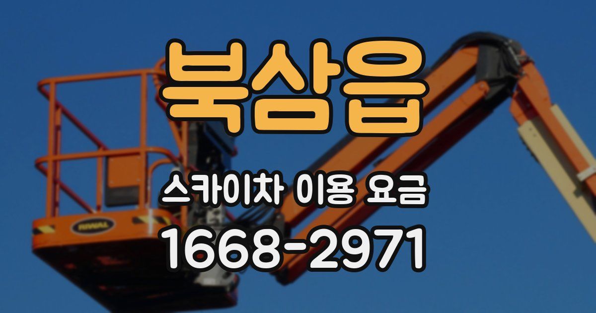 북삼읍 스카이차 이용 요금