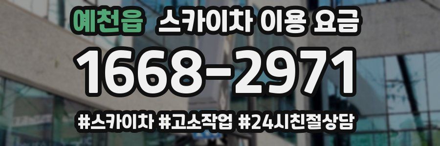 예천읍 스카이차 이용 요금