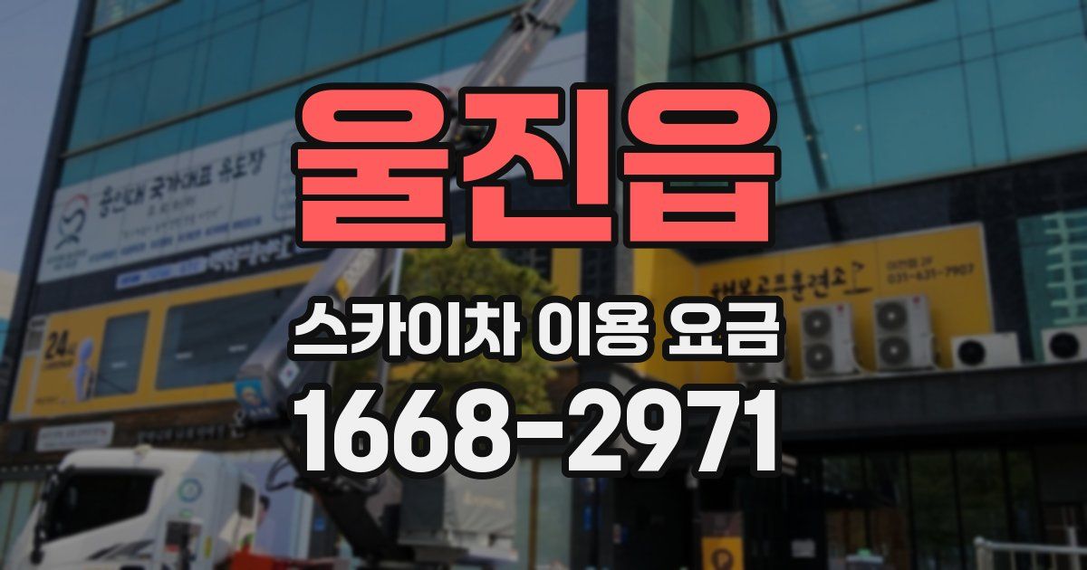 울진읍 스카이차 이용 요금