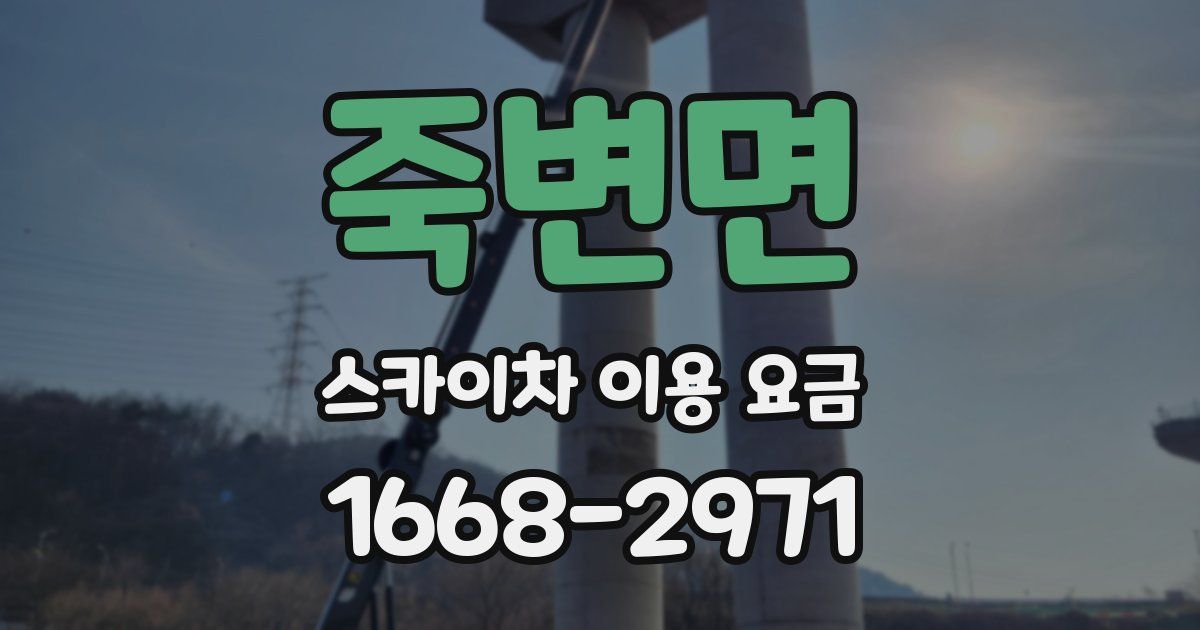 죽변면 스카이차 이용 요금