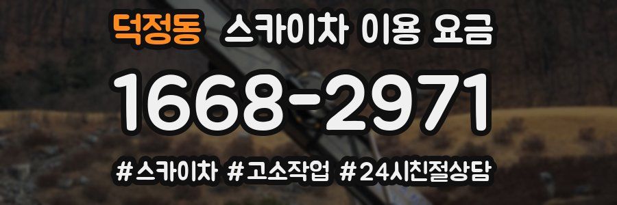 덕정동 스카이차 이용 요금