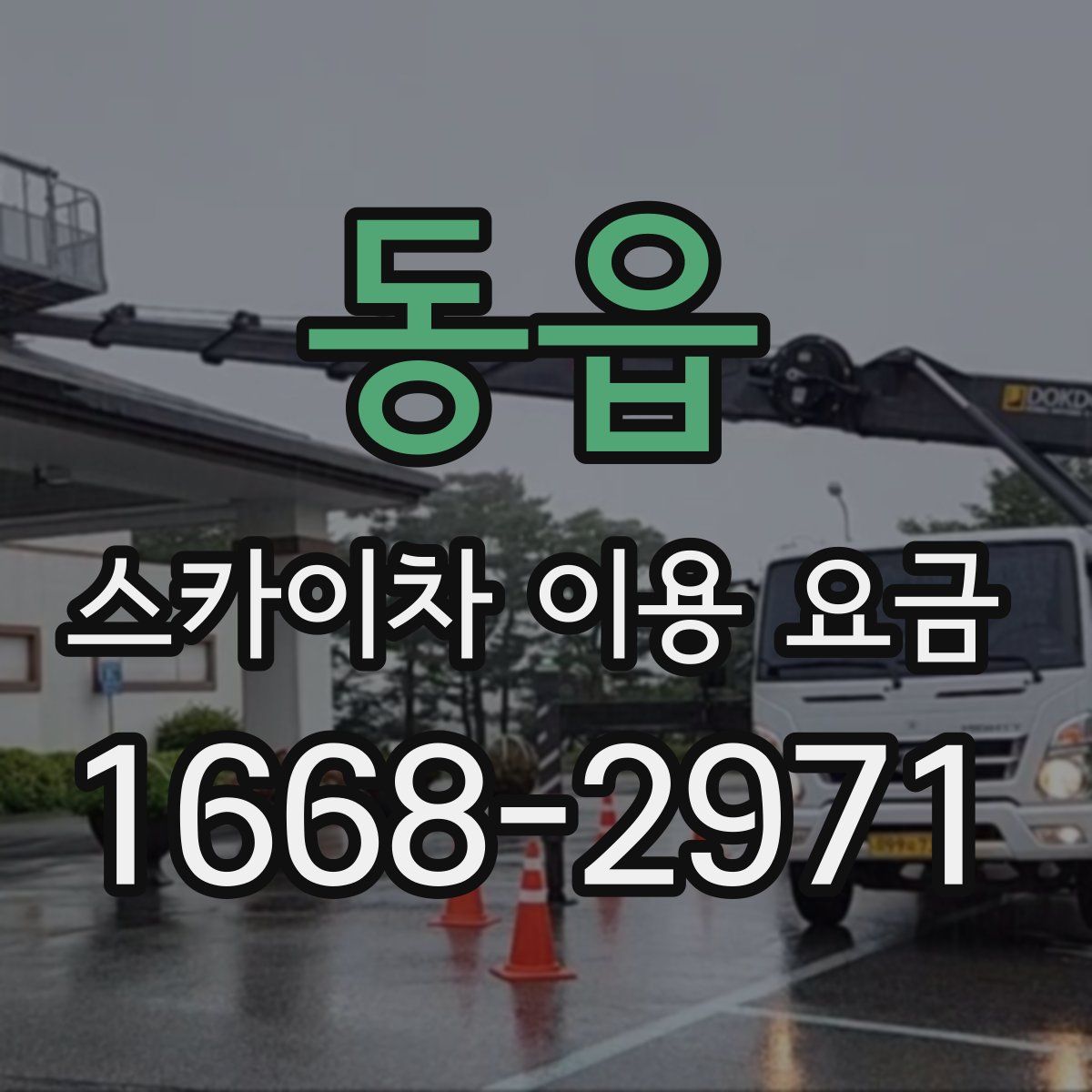동읍 스카이차 이용 요금