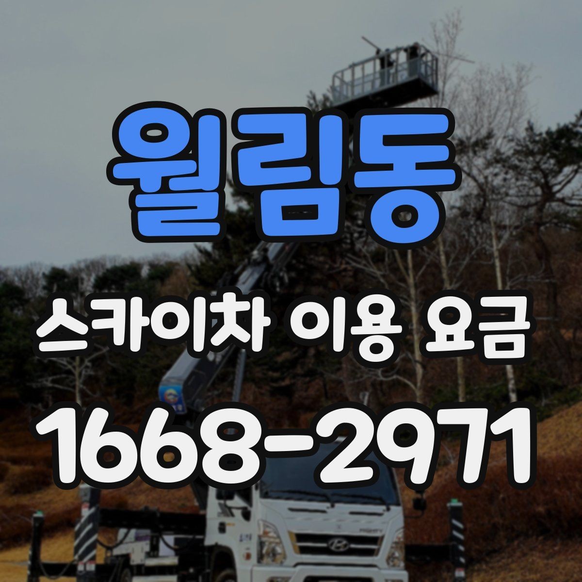월림동 스카이차 이용 요금 상담을 더 쉽게 하는 방법
