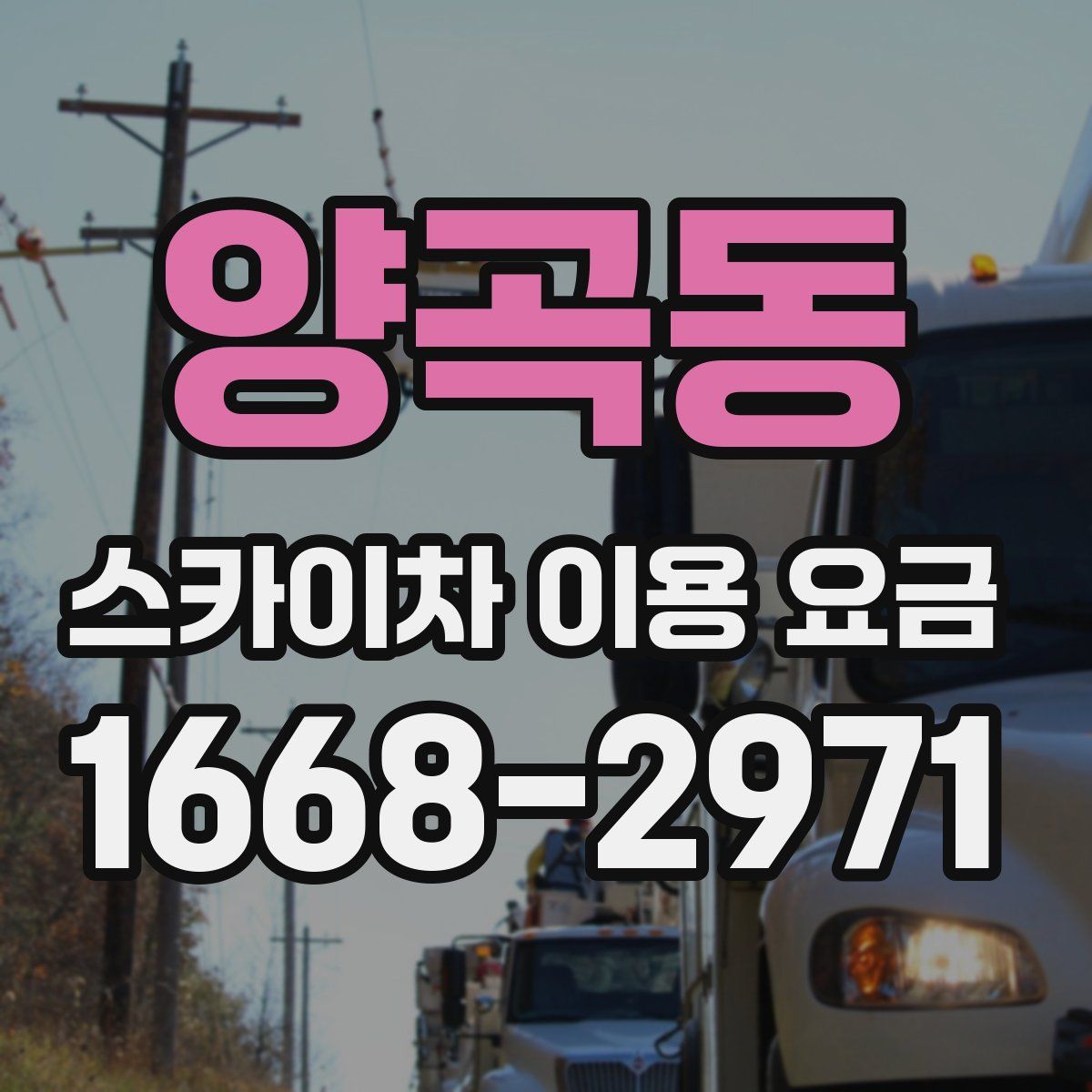 양곡동 스카이차 이용 요금