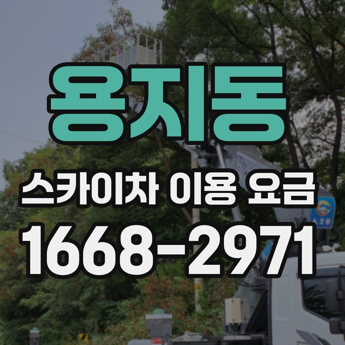 용지동 스카이차 이용 요금