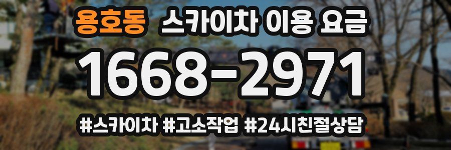용호동 스카이차 이용 요금