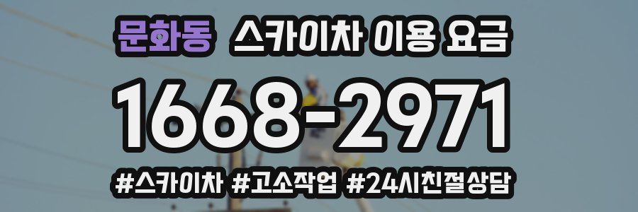 문화동 스카이차 이용 요금