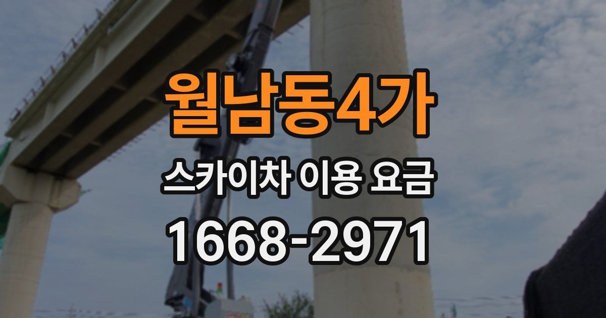 월남동4가 스카이차 이용 요금