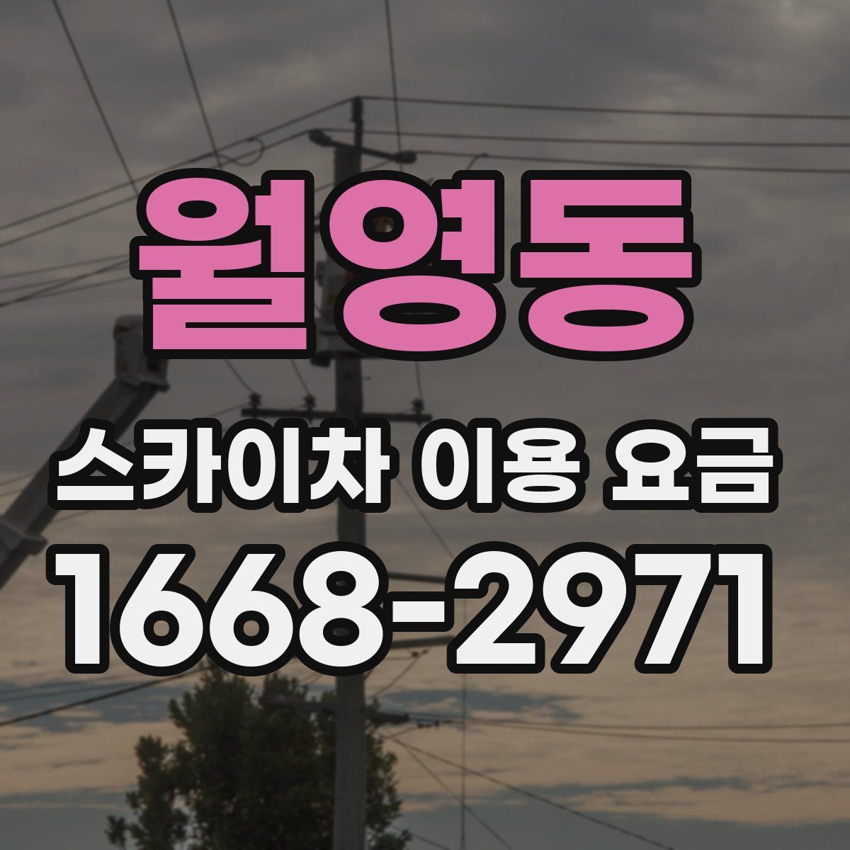 월영동 스카이차 이용 요금
