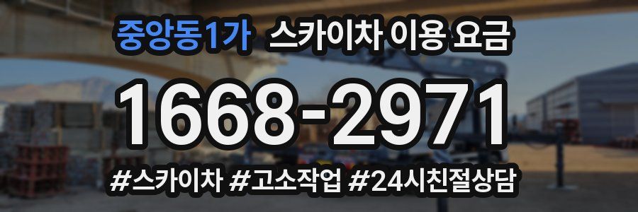 중앙동1가 스카이차 이용 요금