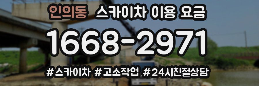 인의동 스카이차 이용 요금
