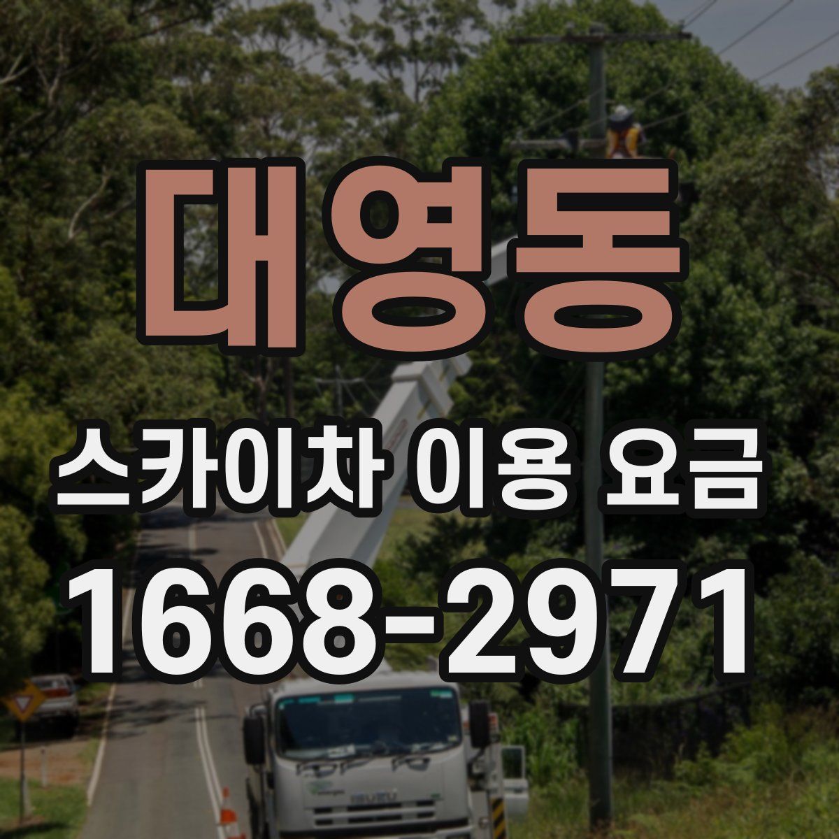 대영동 스카이차 이용 요금