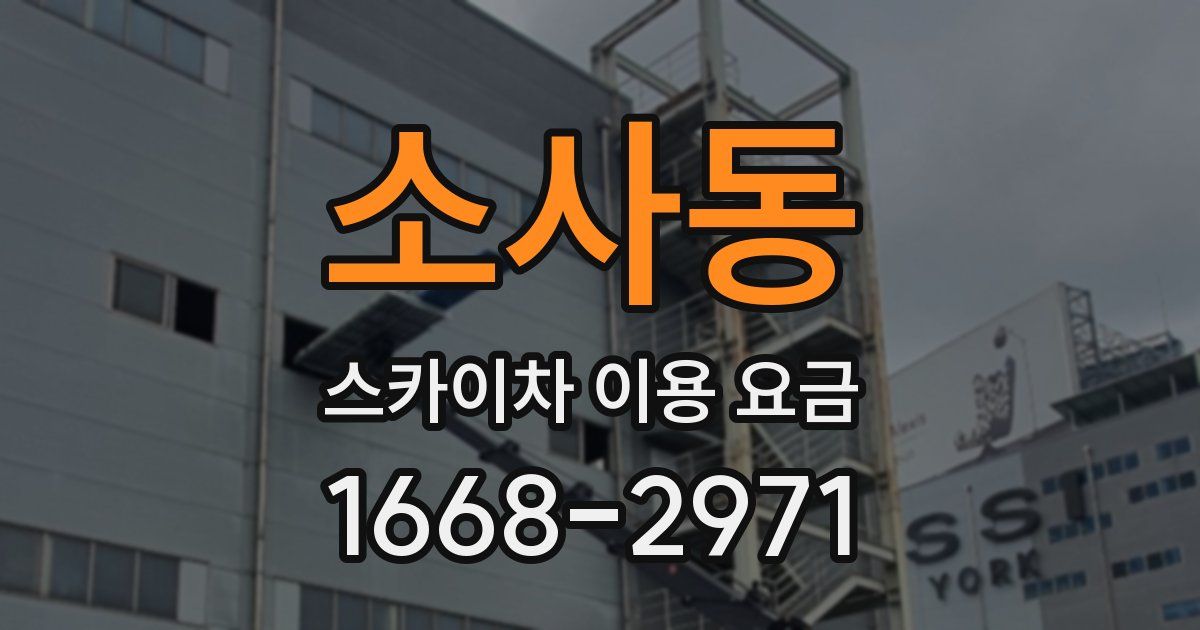 소사동 스카이차 이용 요금