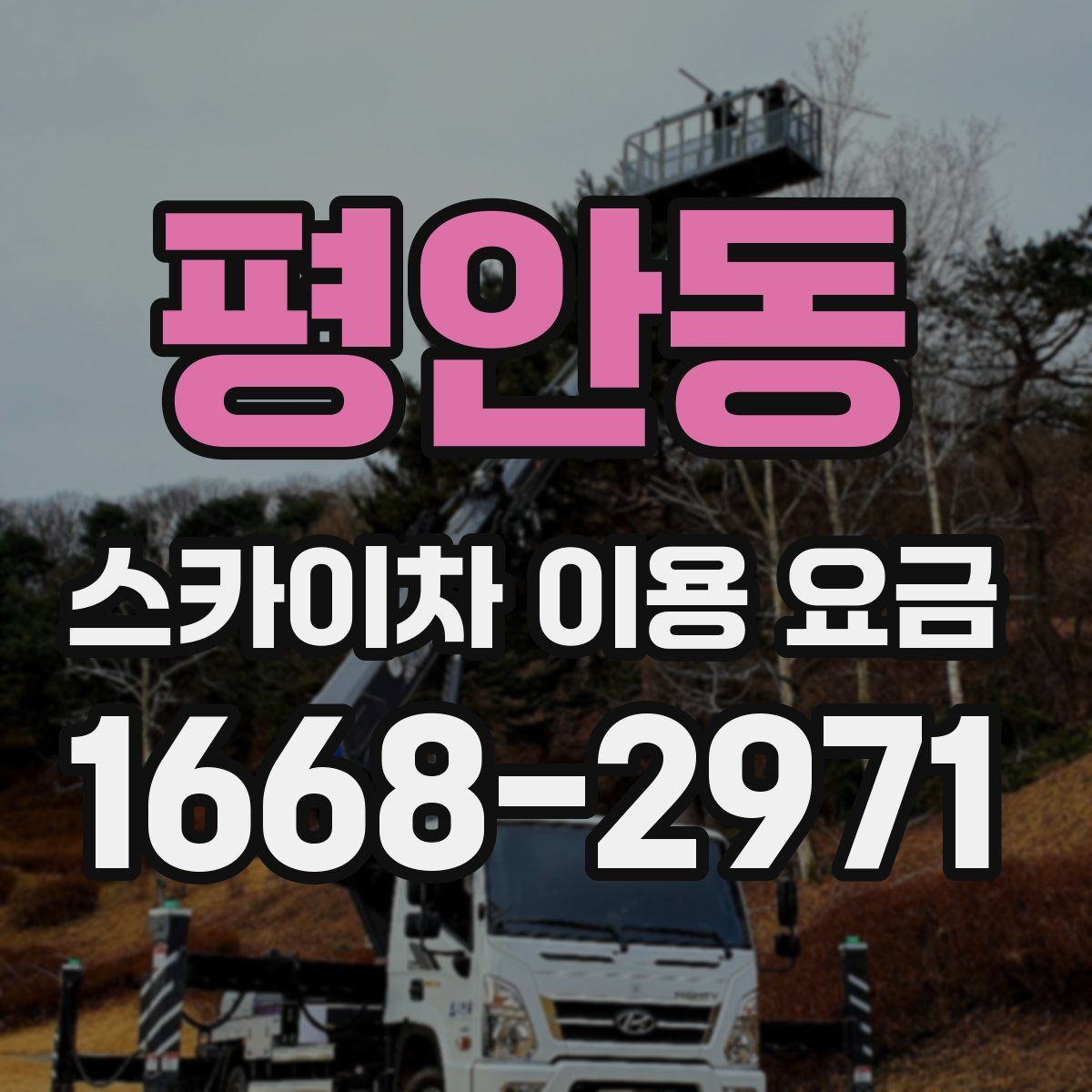 평안동 스카이차 이용 요금