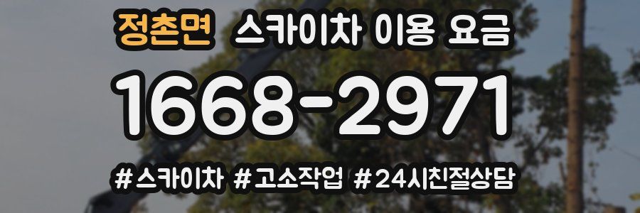 정촌면 스카이차 이용 요금