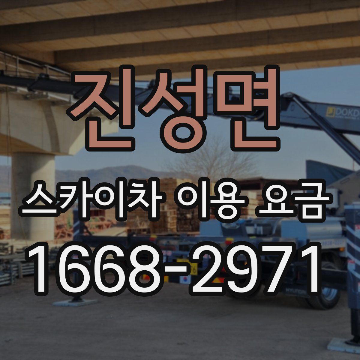 진성면 스카이차 이용 요금