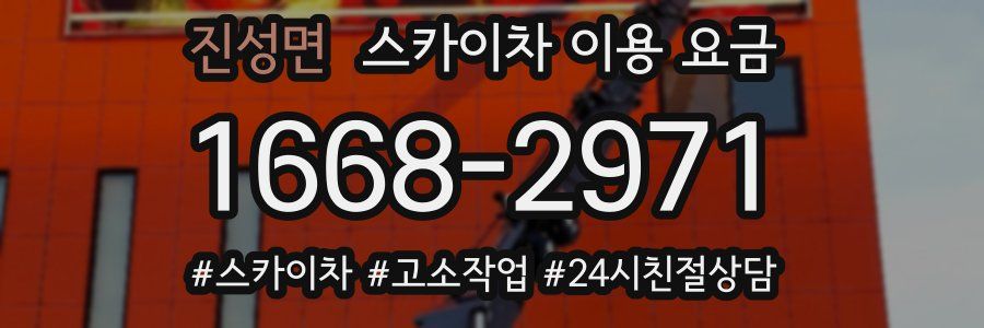 진성면 스카이차 이용 요금