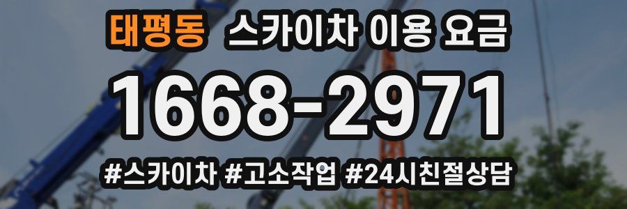 태평동 스카이차 이용 요금