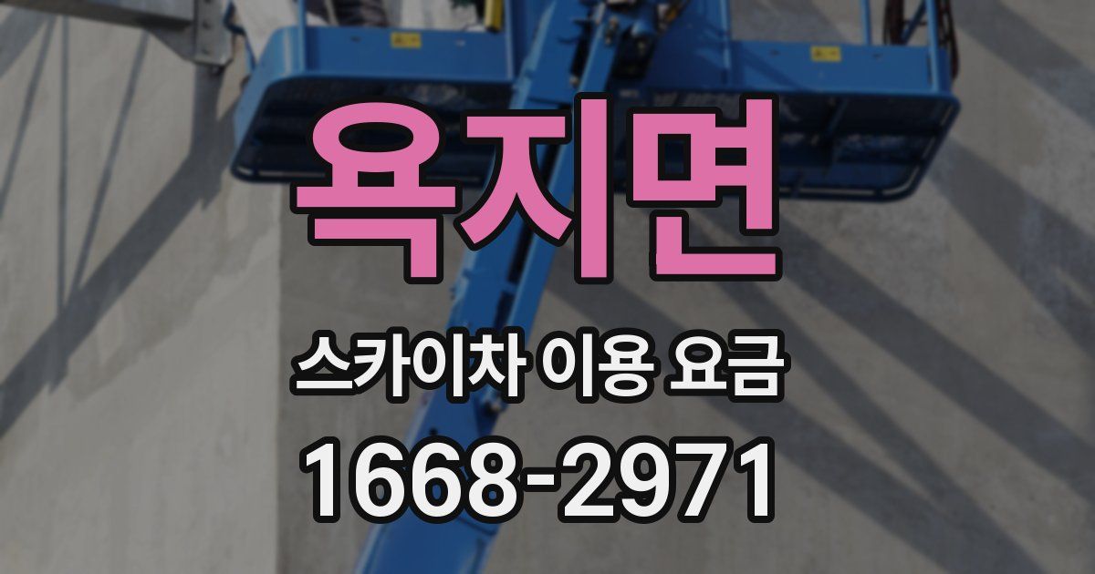 욕지면 스카이차 이용 요금