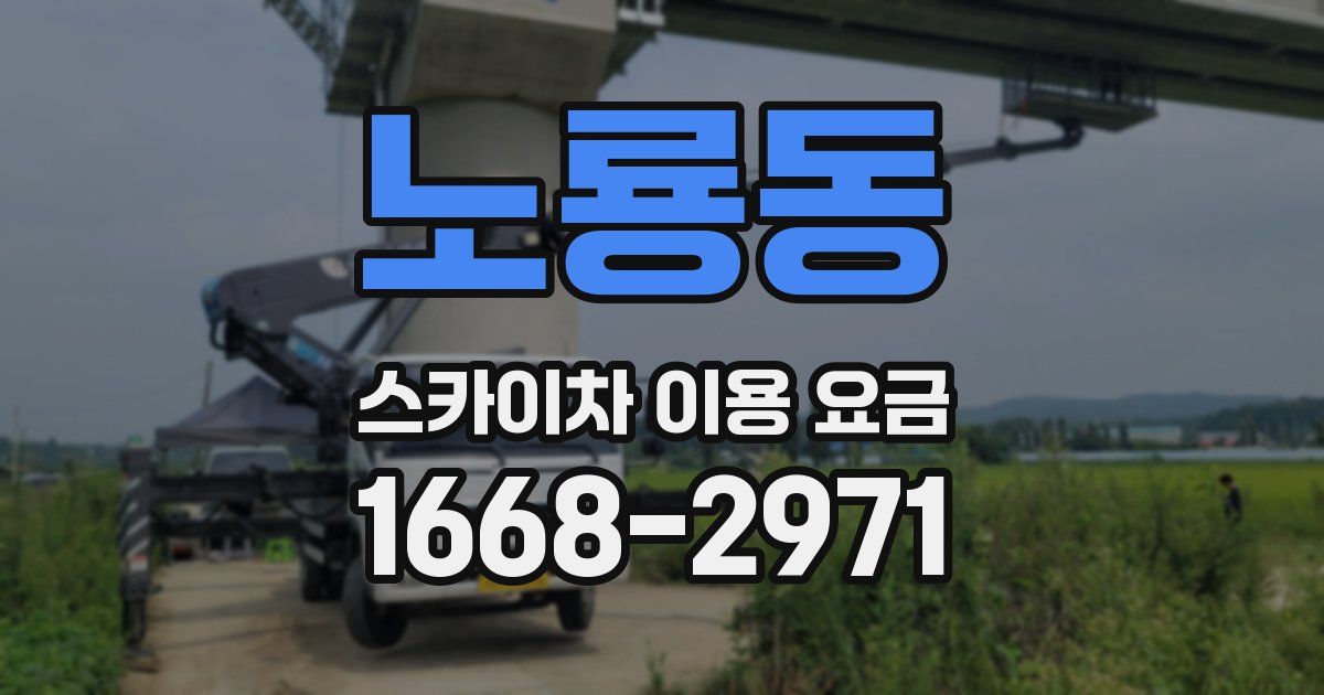 노룡동 스카이차 이용 요금