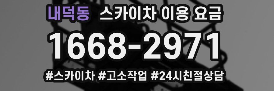 내덕동 스카이차 이용 요금