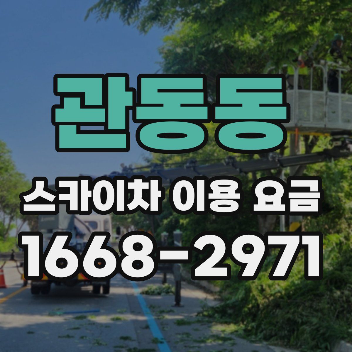 관동동 스카이차 이용 요금