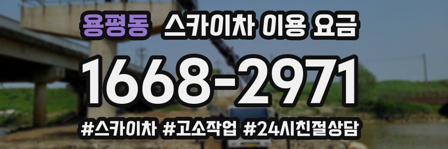 용평동 스카이차 이용 요금