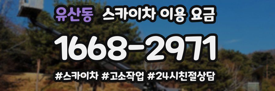 유산동 스카이차 이용 요금