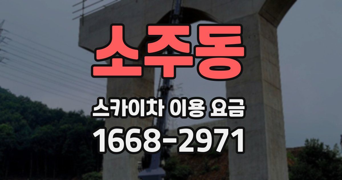 소주동 스카이차 이용 요금