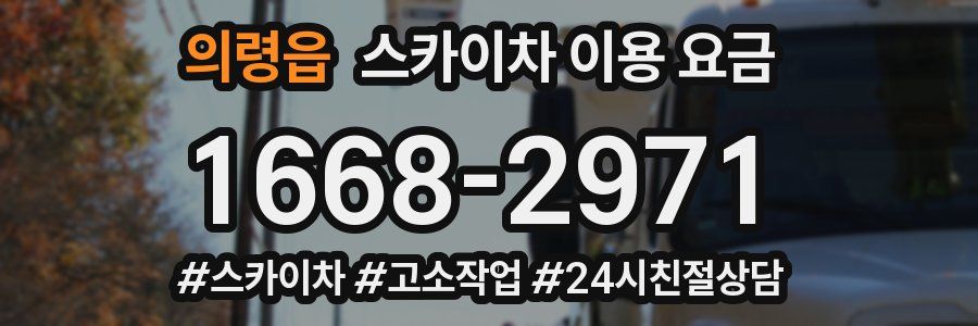 의령읍 스카이차 이용 요금
