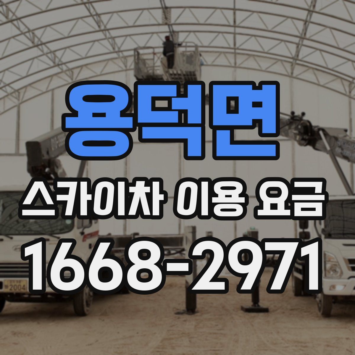 용덕면 스카이차 이용 요금