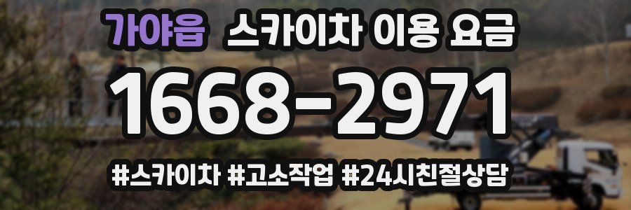 가야읍 스카이차 이용 요금
