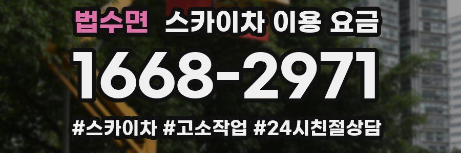 법수면 스카이차 이용 요금