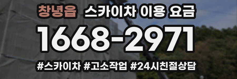 창녕읍 스카이차 이용 요금