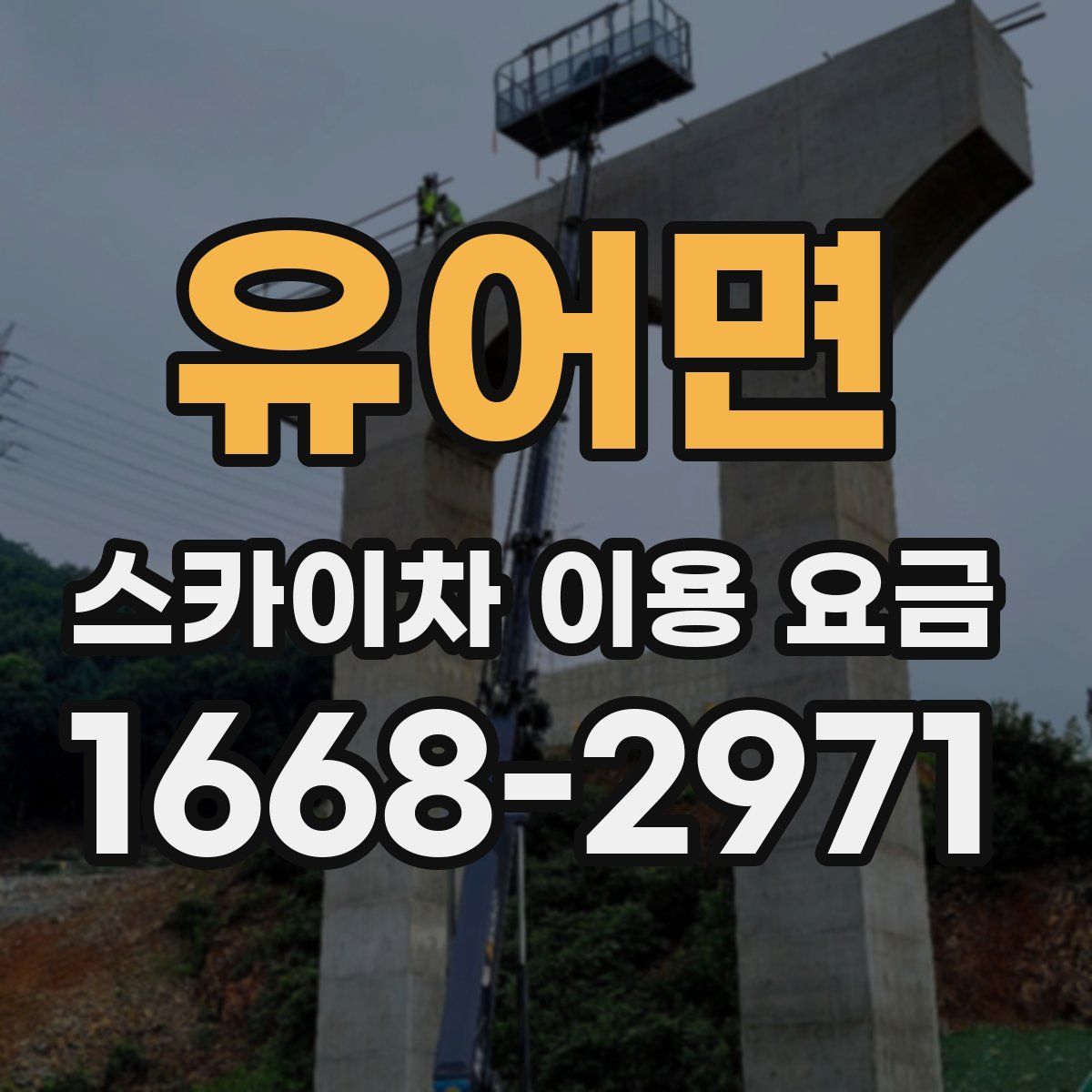 유어면 스카이차 이용 요금
