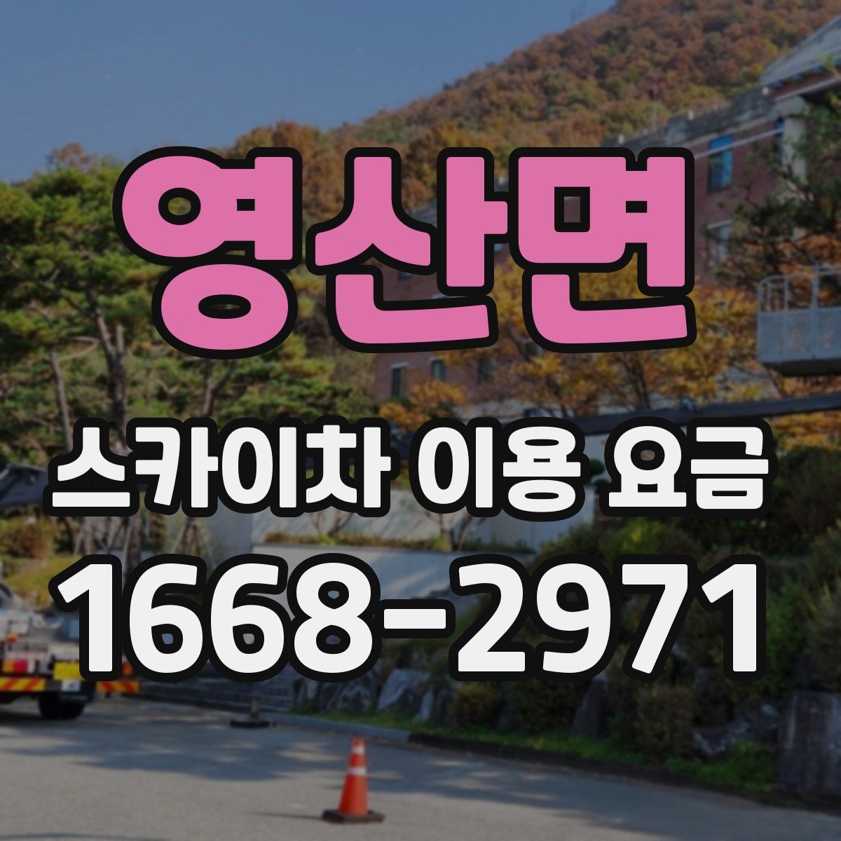 영산면 스카이차 이용 요금