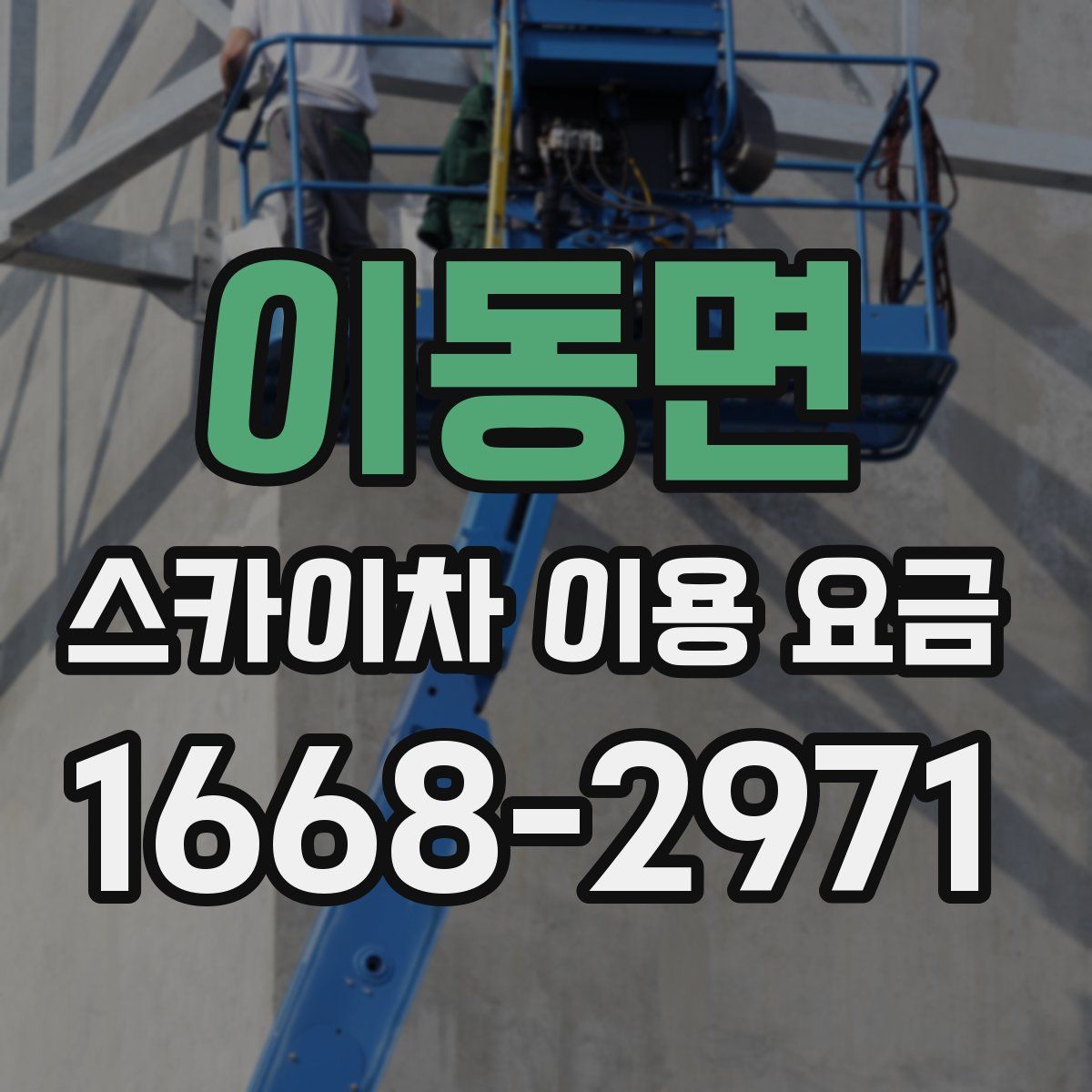이동면 스카이차 이용 요금