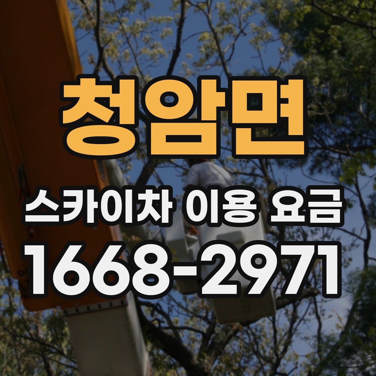 청암면 스카이차 이용 요금