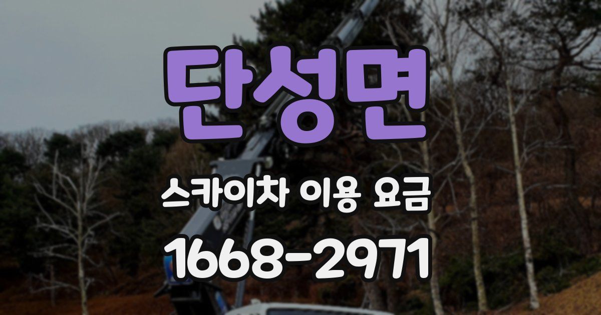 단성면 스카이차 이용 요금
